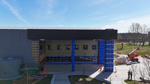 Construction on CNC's Campus