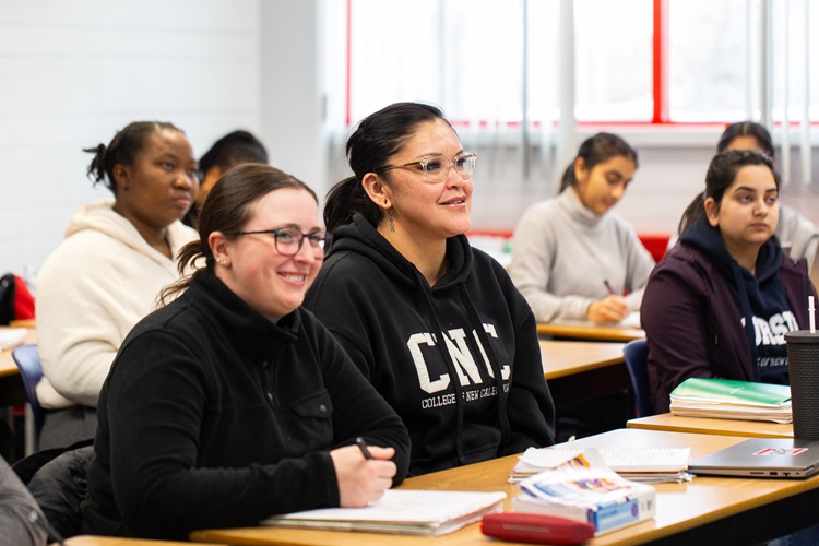 Students in class