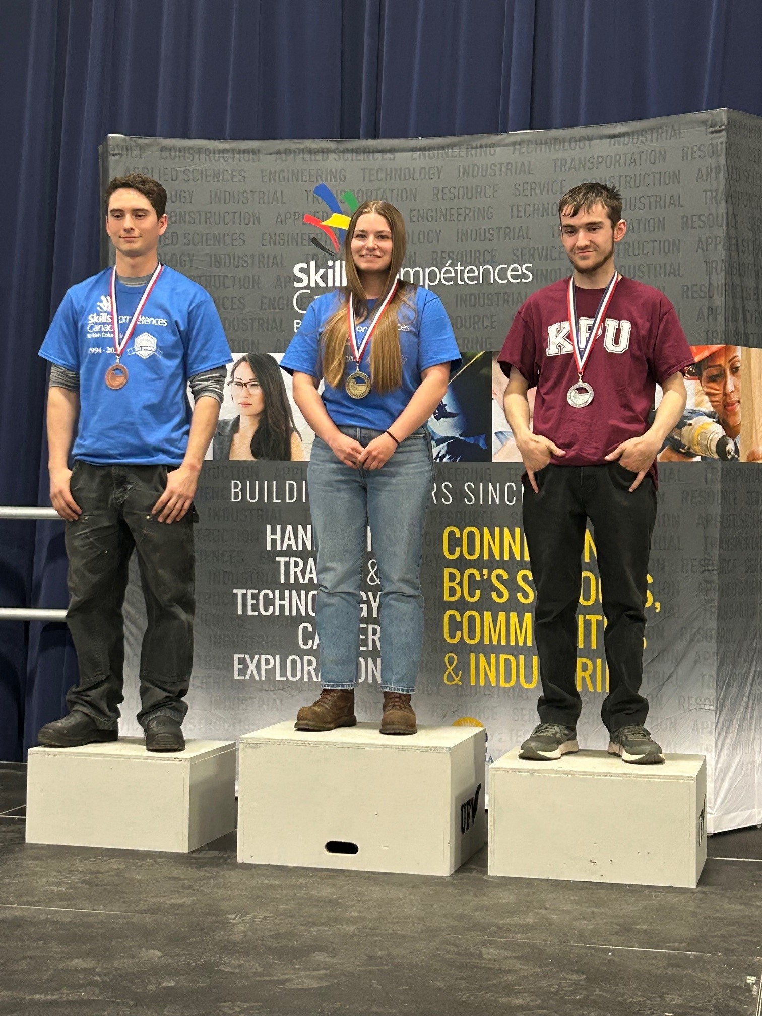 Annabelle La Londe Gold medal Annabelle La Londe Triumphs as Skilled Trades BC Gold Medalist