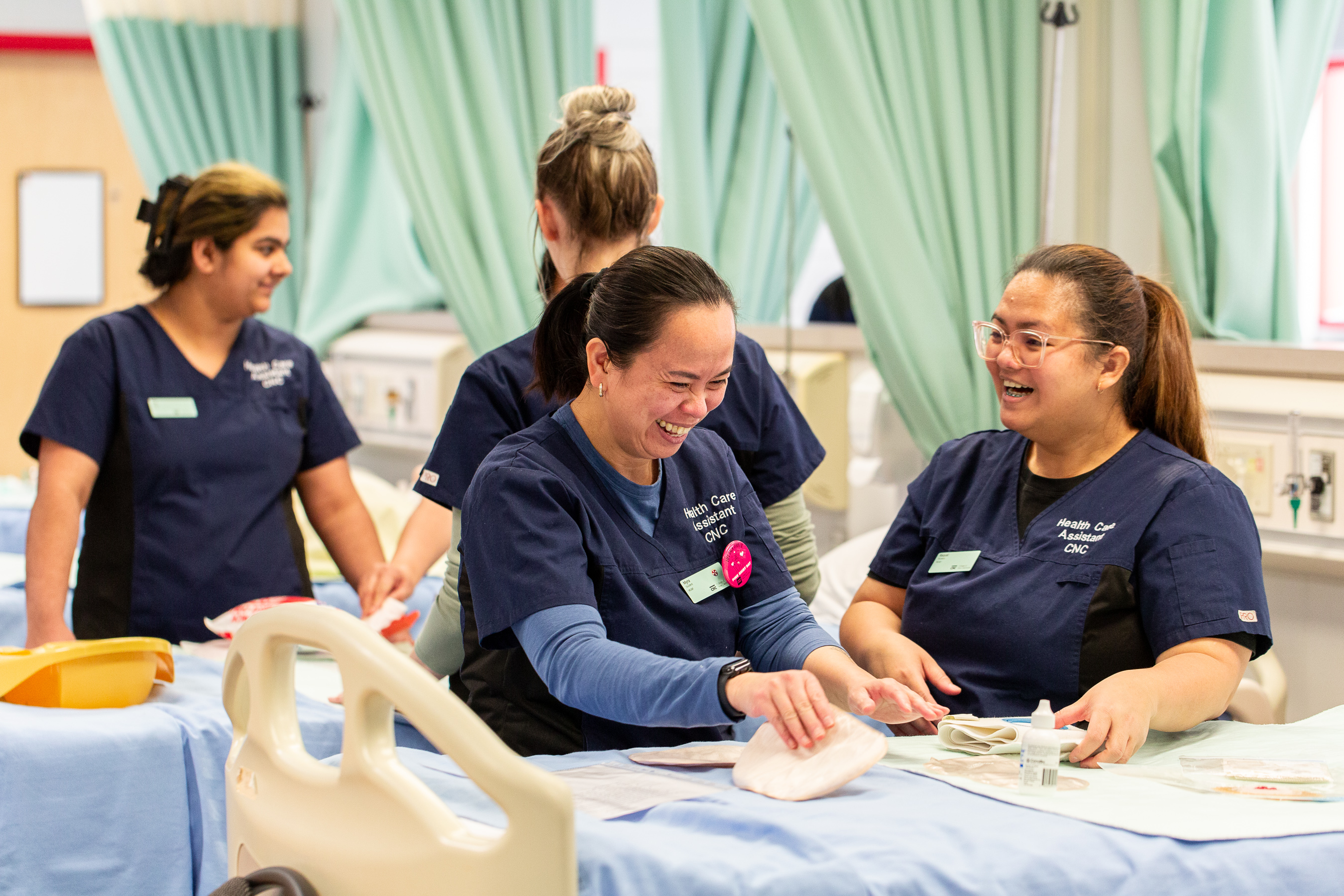 Health Care Assistants working together