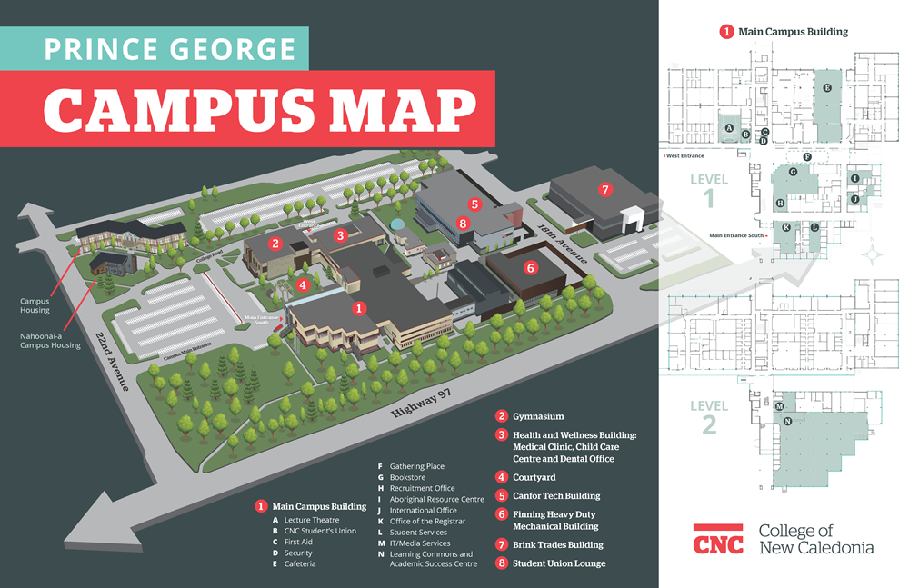 Map of the CNC PG Campus