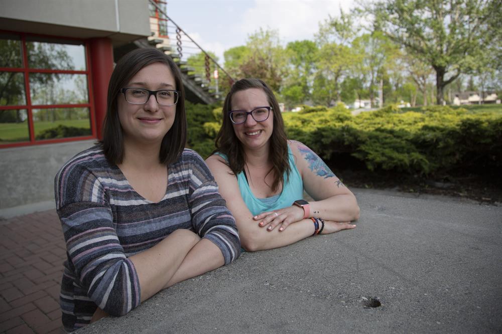 Ashley and Lisa Best friends find shared passion