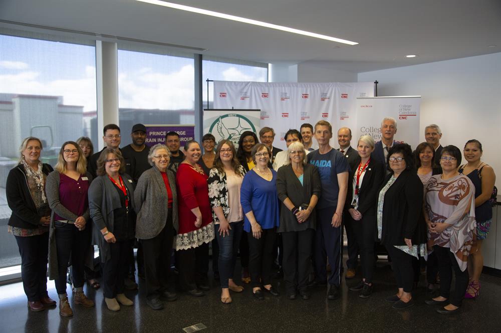 Brain Injured Group Trades Exploration Media Event