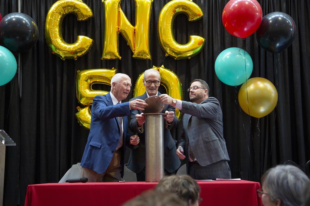 CNC Time Capsule Opening