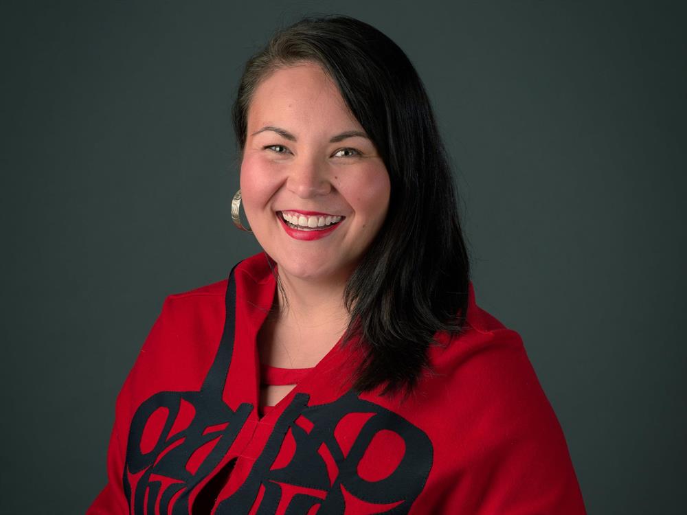 Wearing your button blanket with pride