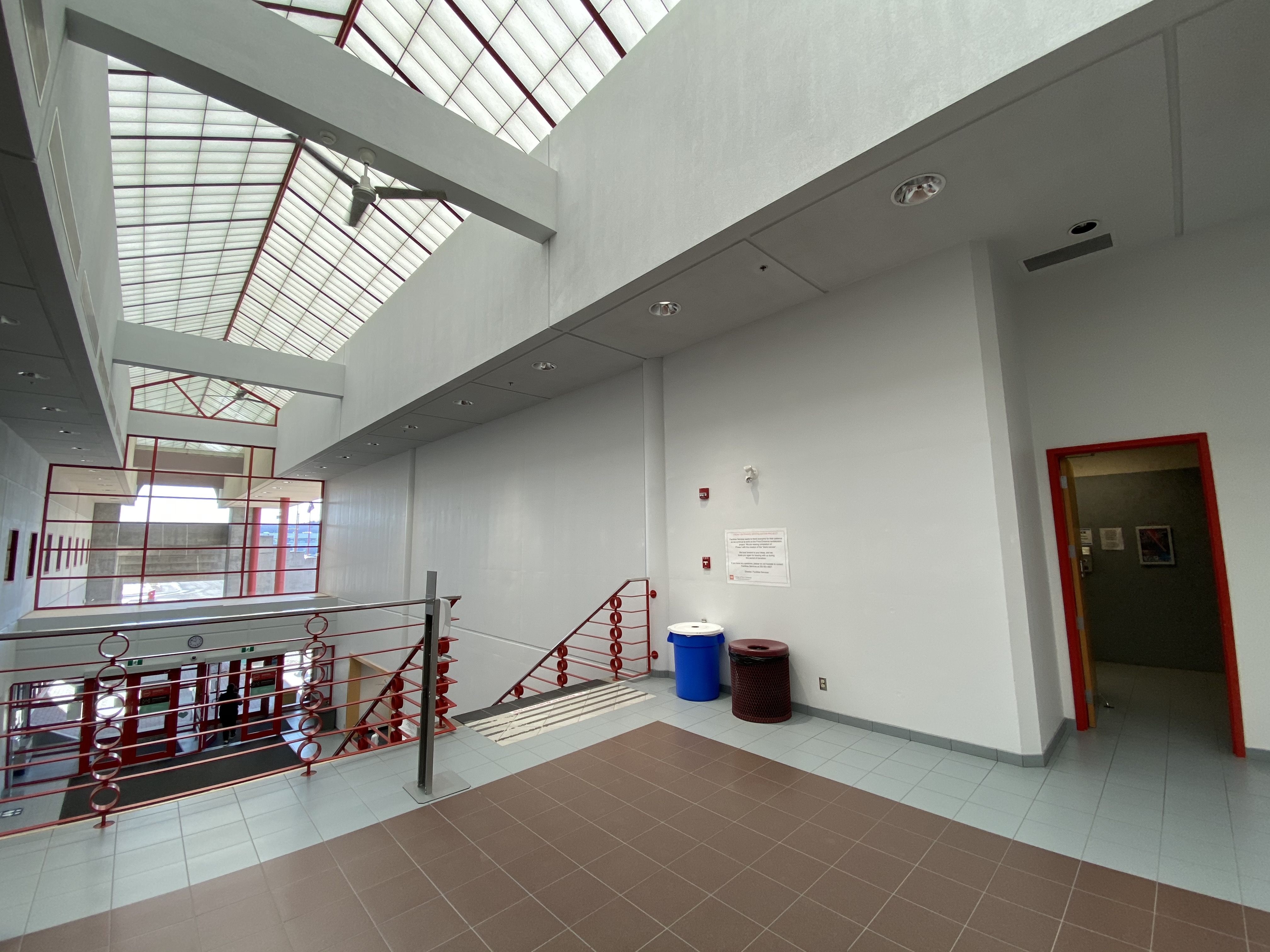 Front Entrance PG Campus Top of the Stairs