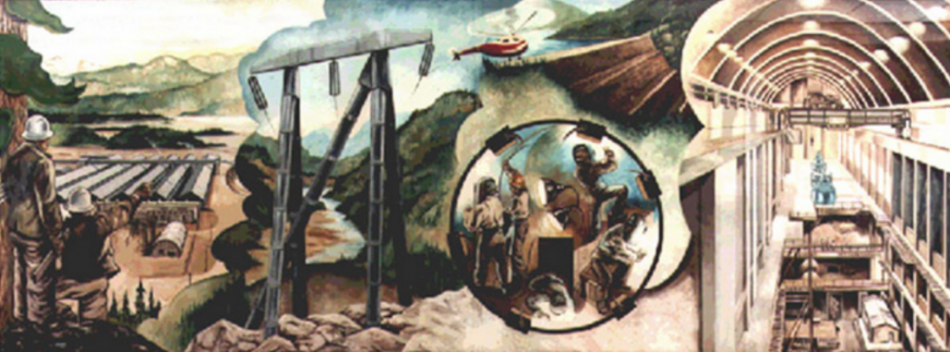 Helens Cafe Worker's Memorial Mural in Kitimat