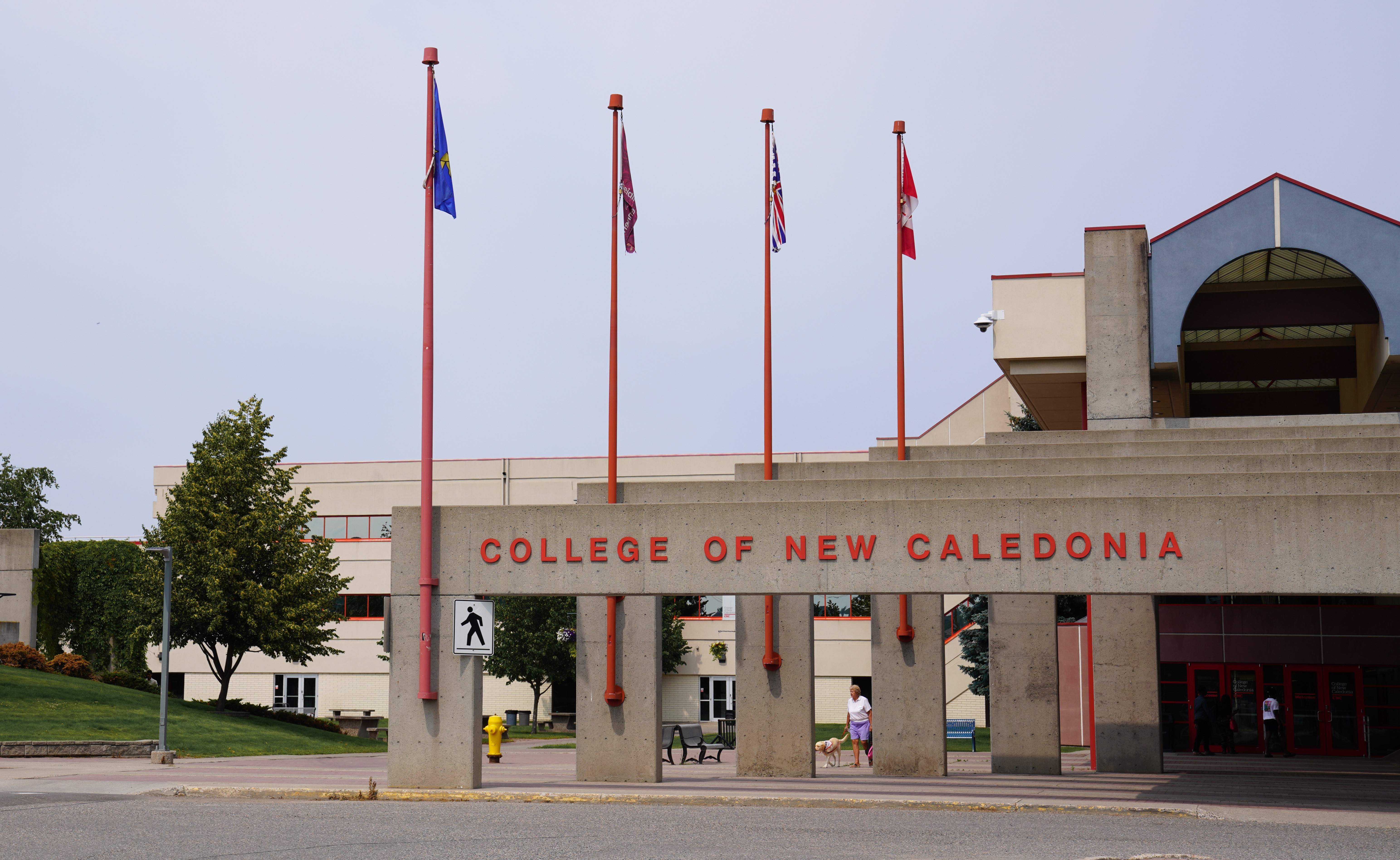 Exterior main entrance of CNC's Prince George Campus