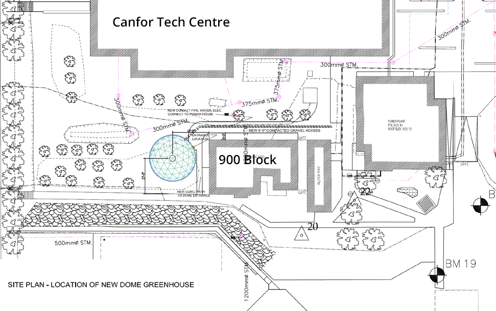 Dome Greenhouse Location