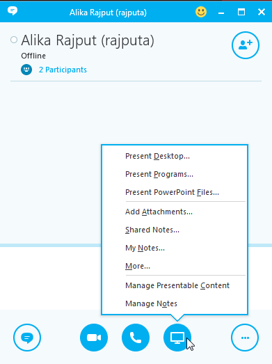 Skype for Business Desktop share Skype for Business Desktop share